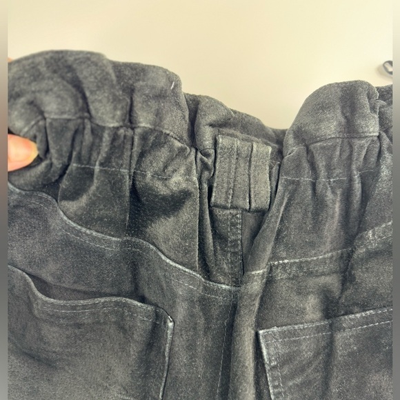 Don’t Stop 80’s Vintage High Rise Lined Suede Shorts Womens Small - Picture 6 of 8